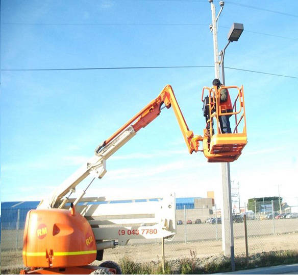 Trabajo en altura con Alzador de Hombre